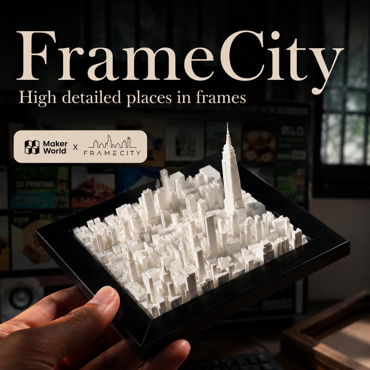 FrameCity Paris Model in Frame